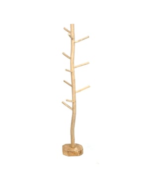 
Elevate your entryway with the timeless elegance of The Coat Hanger - Natural, crafted from luxurious Teak Wood. This stylish yet functional piece adds a touch of sophistication to any space. With its natural finish and sturdy construction, it's perfect for keeping your hallway organized in style. Say goodbye to clutter and hello to effortless organization with The Coat Hanger. KleurNaturelWaar te gebruiken?Binnenshuis - Overdekt buitenMaterialenTeakhoutHoogte (cm)160Breedte (cm)25Lengte (cm)25 Materiaal: