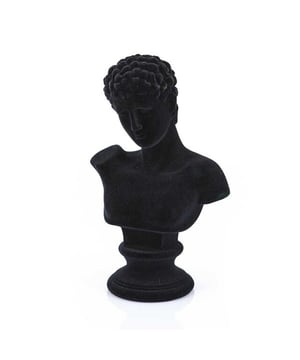 
Breng een vleugje elegantie en verfijning in je interieur met het Adam fluweel zwart decoratief beeld .Dit prachtige item, gemaakt van hoogwaardig polyresin met een luxe fluweel-look, is een stijlvolle toevoeging aan elke ruimte. Het strakke ontwerp en de verfijnde afwerking zorgen voor een moderne, minimalistische uitstraling die perfect past in zowel klassieke als eigentijdse interieurs.  Kenmerken: Afmetingen: 16 x 10 x 25 cm Materiaal: Polyresin met een fluwele afwerking Onderhoud: Eenvoudig schoon te maken met een zachte doek Montage: Niet van toepassing – direct klaar om te plaatsen Het Adam fluweel zwart beeld is een tijdloos stuk dat moeiteloos kan worden geïntegreerd in elke woonkamer, hal of kantoorruimte. Met zijn strakke lijnen en subtiele details straalt het rust en balans uit. Perfect om een moderne inrichting af te maken of een klassiek interieur te verrijken met een modern accent. Voeg dit stijlvolle decoratieve beeld toe aan je collectie en geef je ruimte een verfijnde, luxe uitstraling. Kleur: zwart