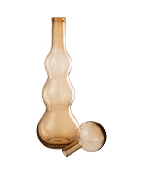 
Bottle + Stop Carol Glass Caramel Large Width14.5Height52Length14.5Weight1.6 kgCollectionWinter 2025Colour BrownMaterial compositionGlass(100%) Materiaal: