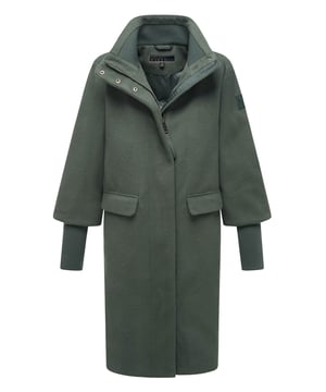 Der elegante Übergangsmantel Polarblüte von Navahoo überzeugt mit hochwertiger Verarbeitung und stilvollem Design. Sein leicht taillierter Schnitt betont die feminine Silhouette, während Stehkragen, Reißverschluss und Druckknopfleiste zuverlässig vor Wind schützen. Zwei Eingrifftaschen außen sowie zwei Innentaschen bieten praktischen Stauraum. Der Po- und Beckenbereich wird optimal bedeckt – ideal für kühlere Tage in Freizeit und Beruf. Erhältlich in mehreren Farben und Größen S–3XL.