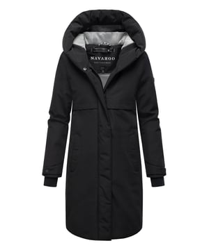 Der Wintermantel Domingaa von Navahoo vereint urbanen Stil mit funktionalen Details. Die warme Wattierung und das weiche Fleecefutter im Inneren sorgen für hohen Tragekomfort an kalten Tagen. Der lange Schnitt schützt zuverlässig vor Wind und Kälte, während die verdeckte Magnetverschlussleiste einen modernen Look verleiht. Praktische Taschen und markentypische Details runden das Design ab. Erhältlich in 9 Farben und Größen XS–3XL.