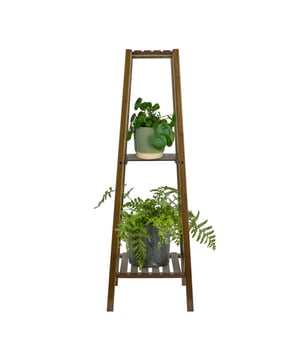 
Zorg voor een Urban Jungle in huis met deze QUVIO plantenstandaard Er zijn tal van redenen om ervoor te kiezen meer groen toe te voegen aan het interieur. Een leuke plant kan een leeg hoekje in de ruimte perfect opvullen, planten hebben van nature een zuiverende eigenschap en zien er ook nog eens heel gezellig uit in huis. Zorg voor een Urban Jungle in huis met deze QUVIO plantenstandaard.  Belangrijkste kenmerken Merk: QUVIO Afmeting totaal: 30 x 30 x 100 cm (Ixbxh) Afmeting trede 1: 20 x 20 cm Afmeting trede 2: 25 x 25 cm Afmeting trede 3: 30 x 30 cm Materiaal: Bamboe Kleur: Bruin Gewicht: 3 kilogram  Grote en kleine planten kun je kwijt op de plantentafel Deze leuke plantentafel is voorzien van verschillende treden. Iedere trede heeft weer een andere afmeting, waardoor je makkelijk grote en kleine planten een plekje kunt geven in huis. Zet de standaard in de woonkamer, studeerkamer of keuken en voeg een speelse twist toe aan de ruimte. Waar in huis zet je deze standaard het liefste neer?  De plantenzuil is gemaakt van bamboe voor een natuurlijke uitstraling Het model is volledig gemaakt van bamboe. Dit zorgt voor een natuurlijke uitstraling en het design past ook nog eens perfect binnen vrijwel iedere woonstijl. Het gewicht van1,65 kilogram zorgt ervoor dat je de plantenzuil makkelijk in de ruimte kunt verplaatsen.Materiaal: BamboeKleur: BruinAfmetingen: Hoogte: 100CM x breedte: 30CM x Lengte: 30CM