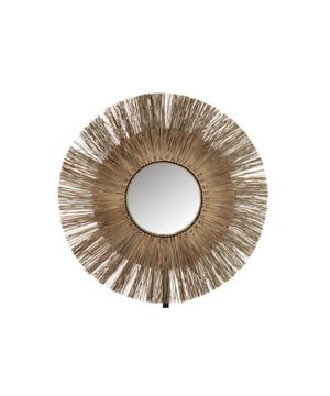 
Mirror Mendi Round Grass Natural Large Width2Height110Length110Weight1.58 kgCollectionZomer 2022Colour NaturalMaterial compositionPlywood(10%),grass(60%),mirror(30%) Materiaal: