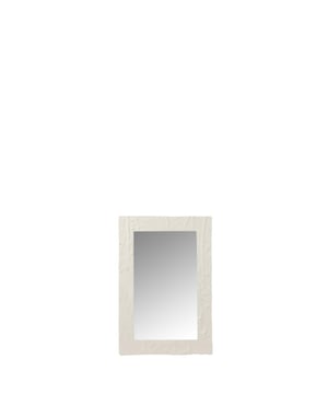 
Mirror Rectangle Relief Flower Resin White Small Width4.3Height61.5Length41.5Weight5.2 kgCollectionZomer 2021Colour White Materiaal: