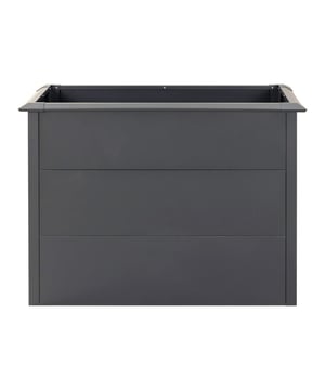 
Westmann metalen verhoogde plantenbak 50x150x77 cm Gegalvaniseerd stalen frame, minimalistische uitstraling, de Primus L hoge platenbak van Westmann is een efficiënt hoogtepunt voor uw tuin! Nog een voordeel van het elegante verhoogde plantenbed: om vervelende slakken uit de buurt van de kweekruimte te houden, wordt aan de bovenrand als afwerking een zogenaamde slakkenrand bevestigd. Door de aangename hoogte van het verhoogde bed geniet u van een tuincomfort dat uw rug ontlast. Voor het opzetten van het hoge plantenbak heb je geen grote tuin nodig. Omdat je maar weinig ruimte nodig hebt, is tuinieren ook probleemloos op je balkon of een klein terras mogelijk. Het verhoogde bed is ideaal als individuele erfafscheiding en is daardoor decoratief en praktisch tegelijk. Belangrijke kenmerken:Gegalvaniseerd staal | 1,0 mm Poedercoating in antraciet | RAL7016 Tijdloos design Royalige kweekoppervlakte Universele toepassingsmogelijkheden Hoge locatieflexibiliteit Eenvoudige montage Roestvrijstalen schroeven Open bodem Merk: WestmannGewicht: 43 kgKleur: AntracietExtra kleur: RAL7016 - Afmeting: - Kleur: Grijs - Materiaal: Staal