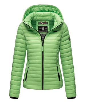 De Marikoo Samtpfote gewatteerde jas combineert stijl, comfort en functionaliteit. Het zachte materiaal en de combinatie van verticale en ruitvormige stiksels geven de jas een elegante uitstraling. Voorzien van een afneembare capuchon, twee ritszakken en een logopatch op de mouw. Dankzij de licht getailleerde pasvorm, ribboorden en hoogwaardige afwerking biedt deze jas een vrouwelijk silhouet en veel draagcomfort – ideaal voor dagelijks gebruik.
Materiaal: Buitenkant/voering/vulling 100% polyester.