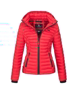 Die Marikoo Steppjacke Samtpfote überzeugt mit hochwertiger Verarbeitung, modischem Design und hohem Tragekomfort. Das weiche Obermaterial sowie die Kombination aus vertikaler und rautenförmiger Steppung verleihen ihr einen eleganten Look. Praktische Details wie eine abnehmbare Kapuze, zwei Reißverschlusstaschen und ein Logo-Patch am Oberarm runden das Modell ab. Mit leicht tailliertem Schnitt, warmen Rippbündchen und perfekter Passform bietet die Jacke sowohl Funktionalität als auch eine feminine Silhouette. Ideal für Alltag und Freizeit.
Material: Oberstoff/Futter/Wattierung 100% Polyester.