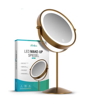
Deze dubbelzijdige make up spiegel mag in geen enkele badkamer of make-up tafel ontbreken. De LED spiegel is stevig en sterk, en combineert een verfijnd en sjiek ontwerp met spaarzaamheid en functionaliteit. Waarom onze make up spiegel de slimste keuze is:  Dubbelzijdige spiegel met 1-10x vergrotingJezelf opmaken, epileren, scheren of lenzen indoen? Met een 10x vergrotende spiegel zul jij niets over het hoofd zien. Bekijk je make-up tot in de kleinste details en perfectioneer je look in een handomdraai. Liever geen vergroting? Draai de spiegel om en gebruik de kant zonder zoom-in.  Meerdere lichtstandenLiever fel of juist wat warmer licht? Onze led spiegel heeft 3 verschillende lichtstanden voor de perfecte tint. Pas het helderheidsniveau aan met één druk op de knop en geniet van perfect licht, zelfs als het donker wordt. Deze Make-Up spiegel is energiebesparend en gaat na 30 minuten automatisch uit, mocht je vergeten om de lamp uit te zetten.  Makkelijk mee te nemenCity trip of op verre reis? Deze compacte spiegel past makkelijk in je bagage. Maak je geen zorgen om stopcontacten of kabels; onze spiegel is volledig draadloos. Om de spiegel op te laden gebruik je de meegeleverde USB kabel. Bestel nu deze handige make up spiegel met LED verlichting en 10x vergroting en bespaar veel tijd tijdens het opmaken en verzorgen van je haar en gezicht!