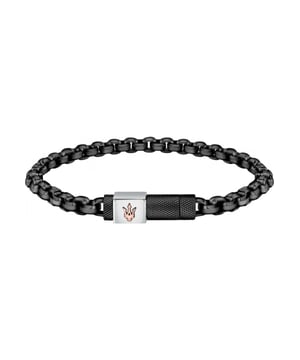 Looking for a unique look? Then the Mens Bracelet JM223ATK26 from Maserati is for you. Like all Maserati bracelets, each is flawless in design and craftmanship.