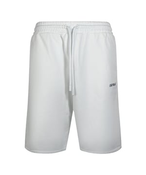 Off-White Stitch Diags Skate Sweatshorts in White offer a perfect blend of comfort and street-ready style. Crafted from 100% premium cotton and made in Italy, these sweatshorts provide a soft, breathable fit ideal for active days or casual wear. The distinctive stitched diagonal design adds a bold, fashion-forward edge that sets you apart effortlessly. Durable and stylish, they are perfect for those who value both quality craftsmanship and standout looks in their everyday wardrobe. Elevate your casual attire with these versatile shorts built for both performance and trendsetting appeal