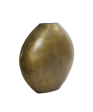
De vaas POSITANO heeft een prachtige vorm waardoor (kunst)bloemen of pluimen goed tot zijn recht komen. Dit product kan je gebruiken als echte eye-catcher in elke ruimte! Deze vaas is gemaakt van Metaal en heeft een bronze kleur. Dit product heeft de volgende afmetingen 53x7x53 cm.Productspecificaties* Materiaal: Metaal* Kleur: Brons* Afmeting: 53x7x53cm Light & LivingDit product is van het merk Light & Living. Light & Living is een toonaangevend merk in verlichting, woonaccessoires en klein meubilair. Dit Nederlandse merk staat garant voor een snel wisselende en brede collectie in de laatste trends en de juiste kleuren voor een goede prijs kwaliteit verhouding. - Afmeting: 53x7x53 - Kleur: Brons - Materiaal: Metaal
