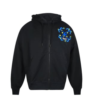Experience the perfect blend of style and comfort with the Off-White Hammer Skate Zip Hoodie in Black. Crafted from 100% premium cotton and made in Italy, this hoodie offers exceptional softness and durability. Its sleek zip-up design provides easy wear, while the bold Off-White branding ensures a standout streetwear look. Ideal for skate culture enthusiasts and fashion-forward individuals, this hoodie delivers both function and flair for everyday wear or active adventures. Elevate your wardrobe with a piece that combines luxury craftsmanship with edgy urban appeal