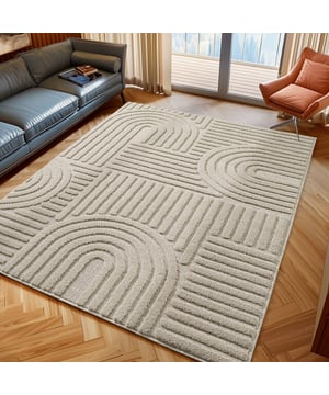 
- 120x170 CM   Ontdek de serene schoonheid van de Japandi ART collectie, waar Japans minimalisme en Scandinavische functionaliteit samenkomen. Deze vloerkleden voegen een verfijnde en natuurlijke uitstraling toe aan elke woonruimte. Productkenmerken: Materiaal: 100% polypropyleen Productie: Machinaal geweven Poolhoogte: 8 mm Gewicht per m²: 1900 gram Dichtheid: 89.600 punten per m² Rug: Jute rug voor extra duurzaamheid Pluspunten: Veelzijdig Gebruik: Geschikt voor diverse interieurs, van moderne tot rustieke stijlen. Duurzaam: Hoogwaardige materialen en constructie zorgen voor een lange Merk: Muratap Materiaal: Polypropyleen Kleur: Beige Afmetingen: 120x170 CM EAN: 6017401596555