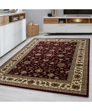 
De Marrakesh tapijten hebben schitterende designs. - 200x290 CM Marrakesh Oosterse tapijten Deze Oosterse tapijten zijn duidelijk geïnspireerd op het antieke Perzische tapijt en passen perfect in zowel een modern als klassiek interieur. Dit klassieke vloerkleed geeft je huiskamer een warme sfeer. De Marrakesh tapijten hebben schitterende designs en zijn gemaakt van anti-statische materiaal dat een zeer zacht en comfortabel tapijt oplevert. De onderzijde is gemaakt van katoen, wat zorgt voor stabiliteit en duurzaamheid. De hoge dichtheid maakt dit vloerkleed zeer robuust en gemakkelijk in onderhoud. Productspecificaties: Exclusieve Oosters Design 100% Polypropyleen Poolhoogte : 12mm Gewicht = 2.500gr/m2 Geluiddempend Geschikt voor vloerverwarming Anti-statisch en Anti-allergisch Kleurvast en Merk: Muratap Materiaal: Polypropyleen Kleur: Rood Afmetingen: 200x290 CM EAN: 7444707964907