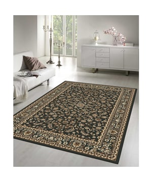 
- 140x200 CM   Nain Collectie Oosterse tapijten brengen de elegante stijl van klassieke Perzische tapijten naar jouw interieur. Met een uniek design en hoogwaardige materialen zijn deze vloerkleden de perfecte keuze voor zowel moderne als klassieke woonruimtes. Geef je woonkamer een warme, luxe uitstraling met dit tijdloze tapijt. Kenmerken: Authentiek Oosters Design: Prachtig patroon dat perfect past in elk interieur. Duurzaam en Onderhoudsvriendelijk: Kleurvast, waterafstotend en eenvoudig schoon te maken. Praktische Voordelen: Geluiddempend, geschikt voor vloerverwarming en anti-allergisch. Vormopties: Verkrijgbaar in verschillende maten en ook in rond formaat, waardoor het perfect past in elke ruimte. Materiaal: Merk: Muratap Materiaal: Polypropyleen Kleur: Zwart Afmetingen: 140x200 CM Overig: Anti-statisch en Anti-allergisch , Kleurvast en waterafstotend, Geschikt voor vloerverwarming, Geluiddempend, Keurmerk OEKO-TEX100