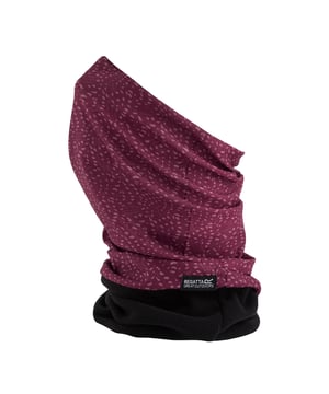 100% Polyester. Lining: Fleece. Fabric: Knitted, Stretch. Fabric Technology: Hardwearing, Lightweight, Moisture Wicking, Quick Dry, Wind Resistant. Design: Animal Print, Logo. Full Coverage, Multi-Functional, Seamless.