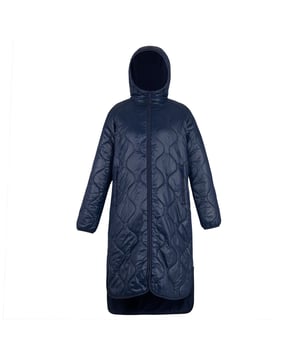 100% Polyamide. Lining: Fleece. Filling: Recycled, Synthetic Down. Design: Badge, Logo, Quilted. 38gsm. Fabric Technology: Durable Water Repellent Finish, Lightweight, Warmloft. Cuff: Elasticated. Neckline: Hooded. Insulated. Sleeve-Type: Long-Sleeved, Raglan. Hood Features: Adjustable, Grown On Hood, Sew-On. Pockets: 2 Side Pockets, 1 Security Pocket, Zip. Fastening: Full Zip. Hem: Curved. Denier: 20D. Sustainability: Made from Recycled Materials. Finish: Metallic. 8 UK: 32 in. 10 UK: 34 in. 12 UK: 36 in. 14 UK: 38 in. 20 UK: 45 in. 18 UK: 43 in. 16 UK: 40 in.