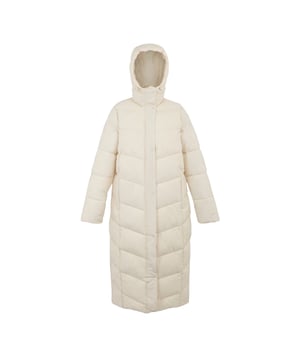 100% Polyester. Fabric: Stretch. Lining: Taffeta. Filling: 280gsm. Outer: 80gsm. Design: Logo, Plain, Quilted. Fabric Technology: Water Repellent. Neckline: Hooded. Sleeve-Type: Long-Sleeved. Side Seams. Cuff: Storm Cuff. Hood Features: Grown On Hood, Toggle Adjuster. Length: Longline. Pockets: Internal, Zip, 2 Side Pockets. Fastening: Full Zip. Sustainability: Made from Recycled Materials. 8 UK: 32 in. 10 UK: 34 in. 12 UK: 36 in. 14 UK: 38 in. 20 UK: 45 in. 18 UK: 43 in. 16 UK: 40 in.