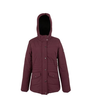 100% Polyester. Filling: Recycled, Thermo-Guard. Fabric: Softshell, Stretch. Lining: Taffeta. Filling: 200gsm. Outer: 80gsm. Design: Plain. Fabric Technology: Breathable, Durable Water Repellent Finish, Wind Resistant. Neckline: Hooded. Sleeve-Type: Long-Sleeved. Quilted. Hood Features: Faux Fur, Sew-On. Pockets: Internal, 2 Lower Pockets, Flap Closure. Fastening: Full Zip. 8 UK: 32 in. 10 UK: 34 in. 12 UK: 36 in. 14 UK: 38 in. 20 UK: 45 in. 18 UK: 43 in. 16 UK: 40 in.