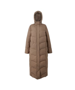 100% Polyester. Fabric: Stretch. Lining: Taffeta. Filling: 280gsm. Outer: 80gsm. Design: Logo, Plain, Quilted. Fabric Technology: Water Repellent. Neckline: Hooded. Sleeve-Type: Long-Sleeved. Side Seams. Cuff: Storm Cuff. Hood Features: Grown On Hood, Toggle Adjuster. Length: Longline. Pockets: Internal, Zip, 2 Side Pockets. Fastening: Full Zip. Sustainability: Made from Recycled Materials. 8 UK: 32 in. 10 UK: 34 in. 12 UK: 36 in. 14 UK: 38 in. 20 UK: 45 in. 18 UK: 43 in. 16 UK: 40 in.
