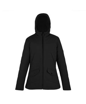 100% Polyester. Filling: Recycled, Thermo-Guard. Fabric: Softshell, Stretch. Lining: Taffeta. Filling: 200gsm. Outer: 80gsm. Design: Plain. Fabric Technology: Breathable, Durable Water Repellent Finish, Wind Resistant. Neckline: Hooded. Sleeve-Type: Long-Sleeved. Quilted. Hood Features: Faux Fur, Sew-On. Pockets: Internal, 2 Lower Pockets, Flap Closure. Fastening: Full Zip. 8 UK: 32 in. 10 UK: 34 in. 12 UK: 36 in. 14 UK: 38 in. 20 UK: 45 in. 18 UK: 43 in. 16 UK: 40 in.