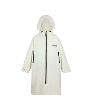 100% Recycled Polyester. Lining: Borg Fleece. Fabric: Stretch. Design: Printed. 165gsm. Fabric Technology: Breathable, Durable Water Repellent Finish, Isotex, Quick Dry, Waterproof, Windproof. Neckline: Hooded. Sleeve-Type: Long-Sleeved. Cuff: Ribbed. Taped Seams. Hood Features: Faux Fur Trim, Grown On Hood. Fastening: Full Zip. 20000g/m²/24hrs. Waterproof Rating: 20000mm.