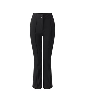 92% Gerecycled Polyester, 8% Elastaan. Stof: Softshell. Enkelsplitten, Sneeuwgaiters, Ritsinzet. Stoftechnologie: ARED 15/15, Ademend, Duurzaam Waterafstotend, Waterdicht. Pasvorm: Bootcut. Ontwerp: Kristal, Verfraaid, Logo. Sluiting: Drukknoopsluiting, Rits met gulp.