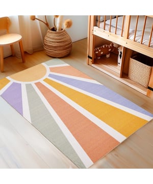 
- 80x120 CM  PLAY Collectie Kids Vloerkleden De Play Collectie vloerkleden zijn opvallende bijzonder leerzame vloerkleden. Maak van uw kinderkamer of babykamer een leerzame kamer met dit tapijt. - Vlekbestendig en onderhoudsvriendelijk omdat het kleed is gemaakt van synthetische vezels. - Kleurvast, waterafstotend, antistatisch en anti-allergisch. - Naast een zacht en comfortabel gevoel beschikt dit materiaal over diverse goede eigenschappen waardoor het tapijt pluisvrij en gemakkelijk schoon te maken is. Productspecificaties: 100% Polyamide Anti-Slip Rug Poolhoogte : 8mm Gewicht = 1.200gr/m² Geluiddempend Geschikt voor vloerverwarming Anti-statisch en Anti-allergisch Kleurvast en waterafstotend Keurmerk OEKO-TEX: Al onze machinaal geknoopte tapijten Merk: Muratap Materiaal: Polyamide Kleur: Multikleur Afmetingen: 80x120 CM EAN: 8720728976587