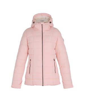 100% gerecycleerd polyester. Stof: Rekken. Ontwerp: Gedrukt. Manchet: Verstelbaar. Halslijn: Kapitein. Mouwtype: Met lange mouwen. Kapkenmerken: Gegroeid op Kap, Technisch, Bedrade Piek. Zakken: zak voor skipas, 2 zijzakken, rits. Bevestiging: Volledige ritssluiting. Hem: Verstelbaar. 8 UK: 32 in. 10 VK: 34 in. 12 VK: 36 in. 14 VK: 38 in. 20 VK: 45 in. 18 VK: 43 in. 16 VK: 40 in.