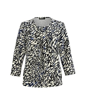 
Frank Walder Blouse lange mouw NOS725423 in de kleur Blauw