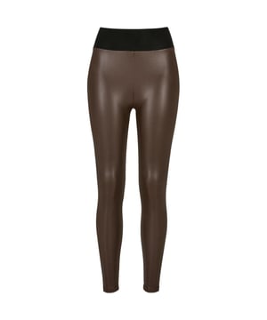 
91% Polyester, 9% Elastaan. Stof: Kunstleer. Ontwerp: Eenvoudig. 280gsm. Taillelijn: Hoge Stijging. Geschikt voor: Mager.