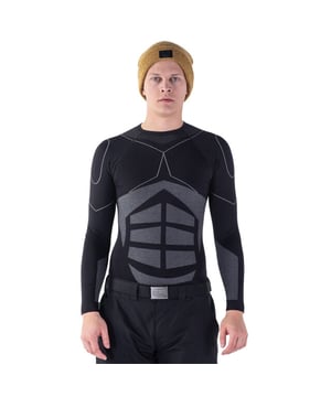 
75% polyamide, 25% polyester. Ontwerp: Patroonvormig. Mouwtype: Met lange mouwen. Hals: Ronde Hals. Stoftechnologie: Ademend, Lichtgewicht, Snel Droog.. Naadloze.