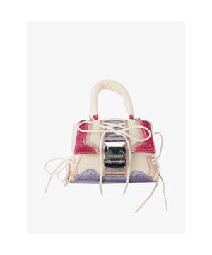 
Steel de show met deze Steve Madden dames tas met steentjes in de kleuren fuchsia en lila. 