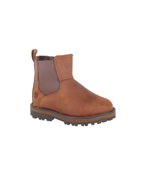 
Timberland TB0A28PC3581  enkellaarzen jongens in de kleur bruin materiaal nubuck maat 22 (5,5) binnenvoering Textiel materiaal zool Rubber