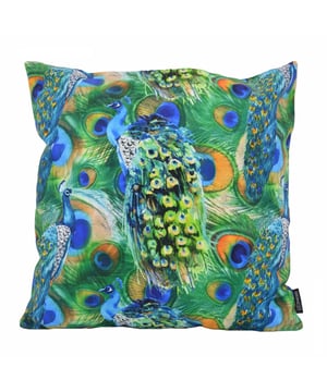 
Prachtige statige pauwen, chique en warm tegelijk. Combineer dit sierkussen met de andere pauw varianten of effen sierkussens.Materiaal: Katoen / PolyesterKleur: Groen, Blauw/PetrolAfmetingen: 45 x 45 cm