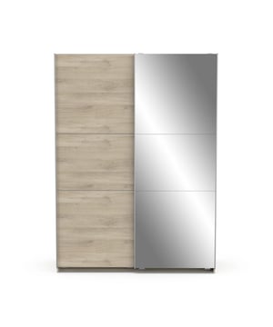 
Productkenmerken: Kast met 2 schuifdeuren + spiegel L150 cm Ghost. Gemaakt van 15 en 12 mm spaanplaat. Indeling: Kledingkast (71 cm, max. belasting 18 kg), Bovenpaneel (145x53,3 cm, max. belasting 33 kg), Plank (71,7x39,1 cm, max. belasting 12 kg). Productafmetingen: Lengte 148 cm x breedte 59,9 cm x hoogte 203 cm - Nettogewicht: 101,53 kg. Verpakkingsafmetingen: Pakket nr. 1: Lengte 74,5 cm x hoogte 9,4 cm x diepte 97 cm - Bruto gewicht: 38,8 kg. Pakket nr. 2: Lengte 59 cm x hoogte 5,2 cm x diepte 152,5 cm - Bruto gewicht: 24,7 kg. Pakket nr. 3: Lengte 58,8 cm x hoogte 6,2 cm x diepte 210,5 cm - Bruto gewicht: 41,8 kg. Totaal bruto gewicht: 105,3 kg. Merk: CaliCosy Kleur: Wooden Effect
