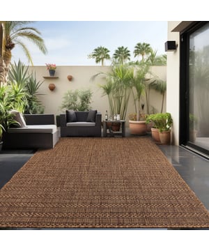 
- 120x170 CM   Deze vloerkleden zijn perfect voor zowel binnen- als buitenruimtes, en bieden een strakke, moderne uitstraling die moeiteloos bij elk interieur past. Productkenmerken: Materiaal: 100% PP Heat-Set Friese Productie: Machinaal geweven Poolhoogte: 3 mm Gewicht per m²: 1300 gram Pluspunten: Veelzijdig Gebruik: Geschikt voor zowel binnen- als buitenruimtes. Onderhoudsvriendelijk: Het polypropyleen materiaal is gemakkelijk schoon te maken en te onderhouden. Duurzaam: Bestand tegen slijtage en perfect voor drukbezochte ruimtes. Modern Design: De strakke, effen kleuren passen bij elke Merk: Muratap Materiaal: Polypropyleen Kleur: Terra Afmetingen: 120x170 CM EAN: 6017415938945