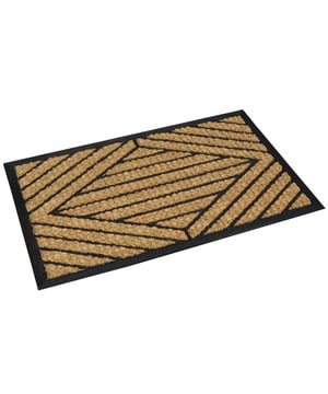 
Kies de kokosmat van 45 x 75 cm met ruitpatroon en geniet van een entreemat die een doeltreffende stofwerende werking combineert met een doeltreffende grip dankzij een rubberen basis die hem waterdicht maakt. Met zijn design is de kokosmat met ruitpatroon 45 x 75 cm een echt decoratief element voor uw ingang. Dankzij zijn constructie is hij robuust en geschikt voor dagelijks en intensief gebruik. Functioneel en esthetisch, Deze kokosmat zal uw beste troef zijn tegen vuilMaterialen: Rubber en kokosnoothaar Afmetingen: 45 x 75 x 1 cm Merk: CaliCosy Kleur: Brown