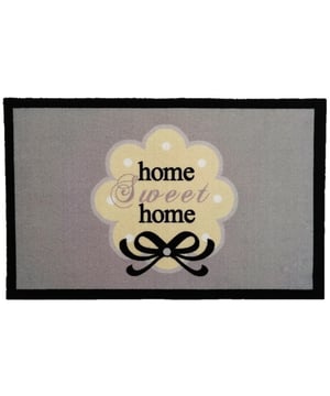 
Dankzij ons tapijt, geen voetafdrukken meer in huis! Met zijn standaardafmeting van 50cm x 80 cm, zal het natuurlijk worden geplaatst voor uw ingangsdeur en zal het uw gasten verwelkomen met zijn leuke boodschap! Eigenschappen:Top 100%polyamide kwaliteit 2700gr/m² - 6mmNon-slip vinyl backingWasbaar op 30°C Merk: CaliCosy Kleur: Black
