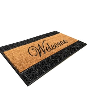 
De bruine en zwarte Welcome mat van 45 x 75 cm is gemaakt van rubber en kokoshaar en geeft u alles wat u van een entreemat verwacht. Stevig, de Welcome bruin en zwarte deurmat 45 x 75 cm zal de regen, de sneeuw en het mooie weer zonder zorgen kunnen trotseren. Het ontwerp zal uw huis onmiddellijk een gastvrije uitstraling geven. Voor een flat of een huis, Deze bruin en zwarte Welkom mat 45 x 75 cm zal gemakkelijk zijn plaats vinden, en zal voorkomen dat u uw huis vuil te maken met slecht geveegde schoenen. Materialen: Rubber, kokosnoothaar Afmetingen: 45 x 75 x 1,7 cm Merk: CaliCosy Kleur: Brown