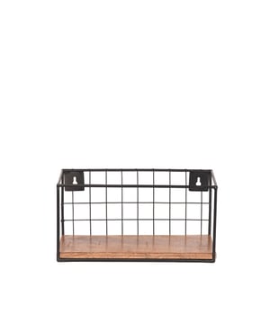 
Wandrek Firm van LABEL51 is een functioneel rek met een ontzettend gaaf design gemaakt van grof mangohout en solide metaal. Het wandrek biedt de mogelijkheid je mooiste woondecoratie in te presenteren en je muur te sieren. - Afmeting: 15x30x15 - Kleur: Bruin - Materiaal: Mangohout