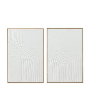 
Painting Elise Canvas White Assortment Of 2 Width90Height2.8Length60Weight2.5 kgCollectionZomer 2024Colour WhiteMaterial compositionPlastic(30%),mdf(20%),putty(10%),canvas(40%) Materiaal:Canvas