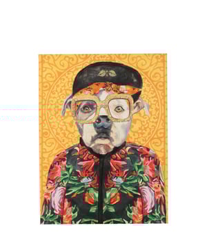
Wall Deco Dog Popart Canvas Mix Large Width3.8Height100Length75Weight2.4 kgCollectionZomer 2025Material compositionPinewood(20%),paint(10%),canvas(70%) Materiaal:Canvas