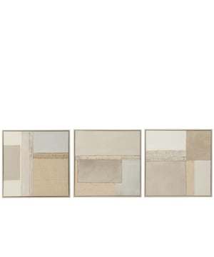 
Painting Tod Canvas/Pinewood Mix Assortment Of 3 Width52.6Height4.5Length52.6CollectionZomer 2025Material compositionPolystyrene(30%),pinewood(30%),canvas(40%) Materiaal:Canvas