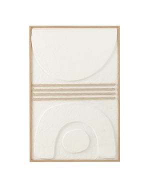 
Painting Thibault Paper White/Beige Width4Height80Length120Weight4 kgCollectionZomer 2024Colour WhiteMaterial compositionPlastic(30%),mdf(20%),paper(50%) Materiaal: