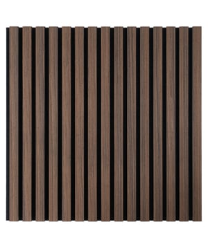 
De lattenwand van VERIZO biedt niet alleen een effectieve oplossing voor akoestische problemen in huis, maar voegt een eigentijds vleugje toe aan je interieur. Gemaakt van hoogwaardige materialen absorberen de wandpanelen geluidsgolven en voorkomen dat deze terugkaatsen, waardoor de akoestiek en de geluidskwaliteit in de ruimte verbetert! Bestel de sample doos op home67.nl met 5 kleurstalen en vind de juiste kleur. Een latjeswand voegt textuur toe aan de ruimte. De lijnen geven een subtiele maar interessante dimensie aan een muur en kunnen een saaie muur verbeteren. Daarnaast zorgt het hout voor een warme en gezellige uitstraling. De wand met latjes trekt de aandacht en is hét statementstuk in de ruimte!  2x akoestisch wandpaneel (60 x 60 x 2.2 cm)  Het wandpaneel bestaat uit vilt, MDF en houtfineer  Geschikt voor wanden en plafonds  Zowel verticaal als horizontaal aan te brengen  Eenvoudig te monteren met montagekit of schroeven X Niet geschikt voor buiten en vochtige ruimtes De klassieke kleur van het paneel is tijdloos en past bij elke interieurstijl. De panelen van VERIZO zijn eenvoudig te bevestigen en kunnen op maat worden gemaakt om perfect in de ruimte te passen. Kies voor de VERIZO wandpanelen en geniet van een verbeterde akoestiek en een tijdloze uitstraling in de kamer! Dit akoestische wandpaneel is verkrijgbaar in diverse kleuren: grijs, zwart, walnoot, gerookt eiken en eiken. Aanvullende informatie: Vilt: 10 mm Lat soort: MDF met houtfineer Lat breedte: 27 mm Merk: VERIZO Materiaal: Hout Kleur: Bruin EAN: 8720769976300