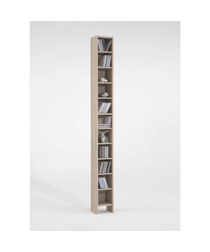 
Ontdek onze 11-niveaus Hallo - H185 cm Boekenkast om opslagruimte toe te voegen aan uw interieur. Door het verticale formaat neemt de boekenkast geen vloerruimte in beslag. Met 11 niveaus biedt het veel opbergruimte. De discrete en eenvoudige stijl past bij elk interieur. Deze boekenkast is verkrijgbaar in 4 kleuren: wit, eiken, gebleekt eiken en betongrijs. Productkenmerken: Hoofdmateriaal: Gelamineerde houtcomposietplaat. Wordt geleverd als bouwpakket. Gebruiksaanwijzing meegeleverd. Zelf te monteren. 11 niveaus. Productafmetingen: Lengte 18,9 cm x Hoogte 185 cm x Diepte 16,2 cm - Nettogewicht: 10 kg. Afmetingen van het pakket: Pakket nr. 1: Hoogte 23,3 cm x Breedte 195,2 cm x Diepte 6,1 cm - Brutogewicht: 11,6 kg. Merk: CaliCosy Kleur: Wooden Effect