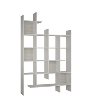 
Productkenmerken: Gemaakt van 100% melamine spaanplaat. FSC-gecertificeerd, wat aangeeft dat het product is gemaakt van 100% gerecycled hout afkomstig uit duurzaam beheerde bossen. Onze boekenkast kan eenvoudig aan de muur worden bevestigd. Productafmetingen: breedte 25,5 cm x lengte 122 cm x hoogte 188 cm - nettogewicht: 44,42 kg. Verpakkingsafmetingen: Verpakking nr. 1: lengte 189,5 cm x hoogte 30,7 cm x diepte 12 cm - brutogewicht: 21,3 kg. Verpakking nr. 2: lengte 127,5 cm x hoogte 30,7 cm x diepte 17 cm - brutogewicht: 24,5 kg. Totale brutogewicht: 45,8 kg. Merk: CaliCosy Kleur: White