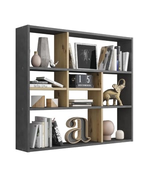 
U wilt opslag en decoratie combineren? Deze Wandrek met 9 Compartimenten L90 cm - Mika is dan perfect voor u! Met zijn talrijke vakken en 6 verschillende kleuren, zal het gemakkelijk zijn om het rek aan te passen aan uw interieur terwijl u uw spullen opbergt. Omdat het weinig ruimte inneemt, zal het perfect een moderne toets aan uw kamer geven. Product samenstelling: Gelamineerde spaanplaten Productkenmerken: 5 Grote compartimenten en 4 Kleine Gemaakt in Duitsland Gemaakt van gelamineerde spaanplaten, die een goede weerstand bieden tegen slijtage, krassen en vlekken PEFC-label: spaanplaten gemaakt van hout uit duurzaam beheerde bossen Gemakkelijk te monteren / Geschatte montagetijd: 30 minuten Productafmetingen: Lengte 90 cm x Diepte 16 cm x Hoogte 78,2 cm Nettogewicht 10,8 kg Verpakking afmetingen: Pakket nr. 1: Lengte 99 cm x Breedte 36,9 cm x Hoogte 7,2 cm Brutogewicht 12,08 kg Merk: CaliCosy Kleur: Grey