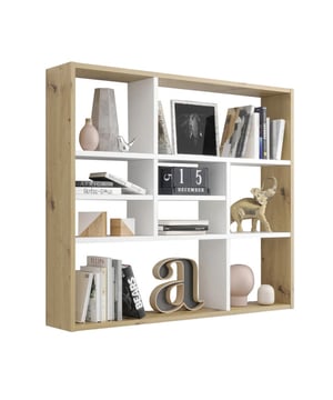 
U wilt opslag en decoratie combineren? Deze Wandrek met 9 Compartimenten L90 cm - Mika is dan perfect voor u! Met zijn talrijke vakken en 6 verschillende kleuren, zal het gemakkelijk zijn om het rek aan te passen aan uw interieur terwijl u uw spullen opbergt. Omdat het weinig ruimte inneemt, zal het perfect een moderne toets aan uw kamer geven. Product samenstelling: Gelamineerde spaanplaten Productkenmerken: 5 Grote compartimenten en 4 Kleine Gemaakt in Duitsland Gemaakt van gelamineerde spaanplaten, die een goede weerstand bieden tegen slijtage, krassen en vlekken PEFC-label: spaanplaten gemaakt van hout uit duurzaam beheerde bossen Gemakkelijk te monteren / Geschatte montagetijd: 30 minuten Productafmetingen: Lengte 90 cm x Diepte 16 cm x Hoogte 78,2 cm Nettogewicht 10,8 kg Verpakking afmetingen: Pakket nr. 1: Lengte 99 cm x Breedte 36,9 cm x Hoogte 7,2 cm Brutogewicht 12,08 kg Merk: CaliCosy Kleur: Wooden Effect